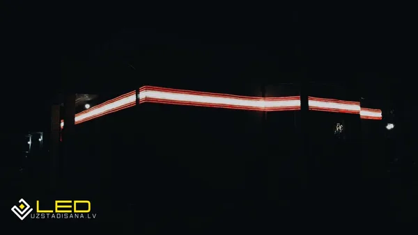 LED флаг Латвии
